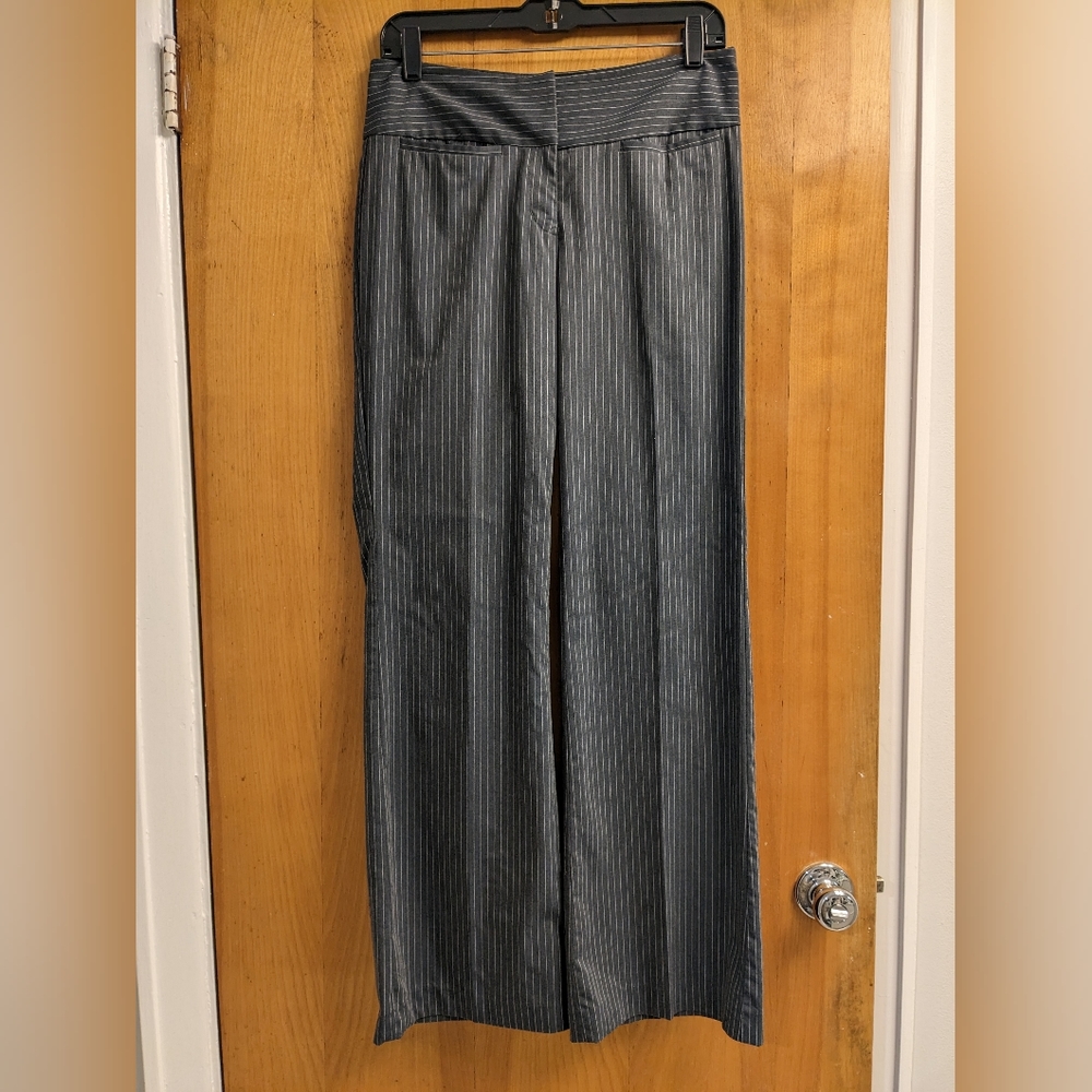 Express Grey Pinstripe Pants Size 4R